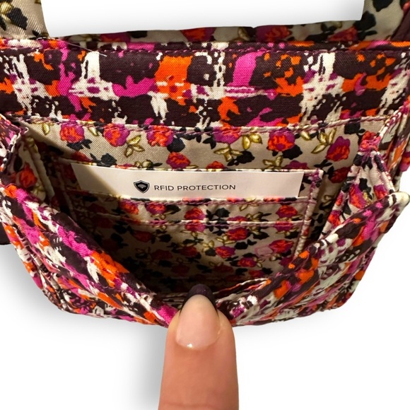 VERA BRADLEY | Hipster Crossbody Bag in Houndstooth Tweed Print NWT - Picture 9 of 10
